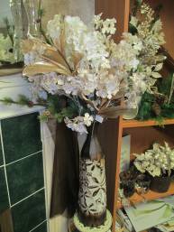 Seasonal Vase with Flowers